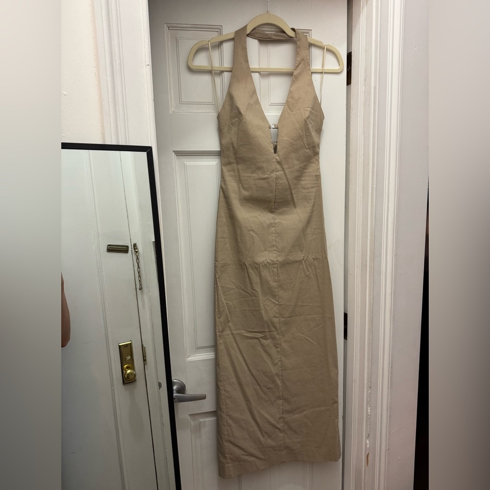 Zara Halter Midi Dress
